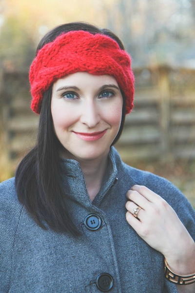 Unbelievably Easy Cabled Ear Warmers