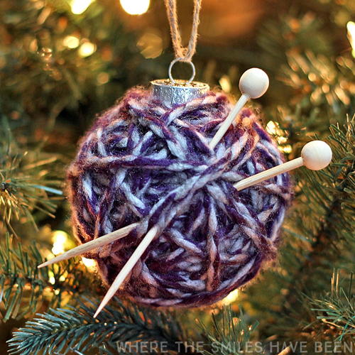 Super Cute Yarn Ball Ornament