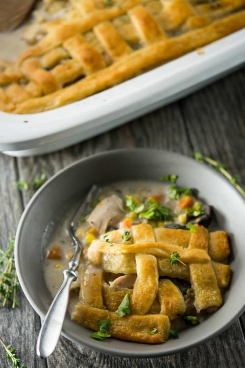 Home "Baked" Chicken Pot Pie