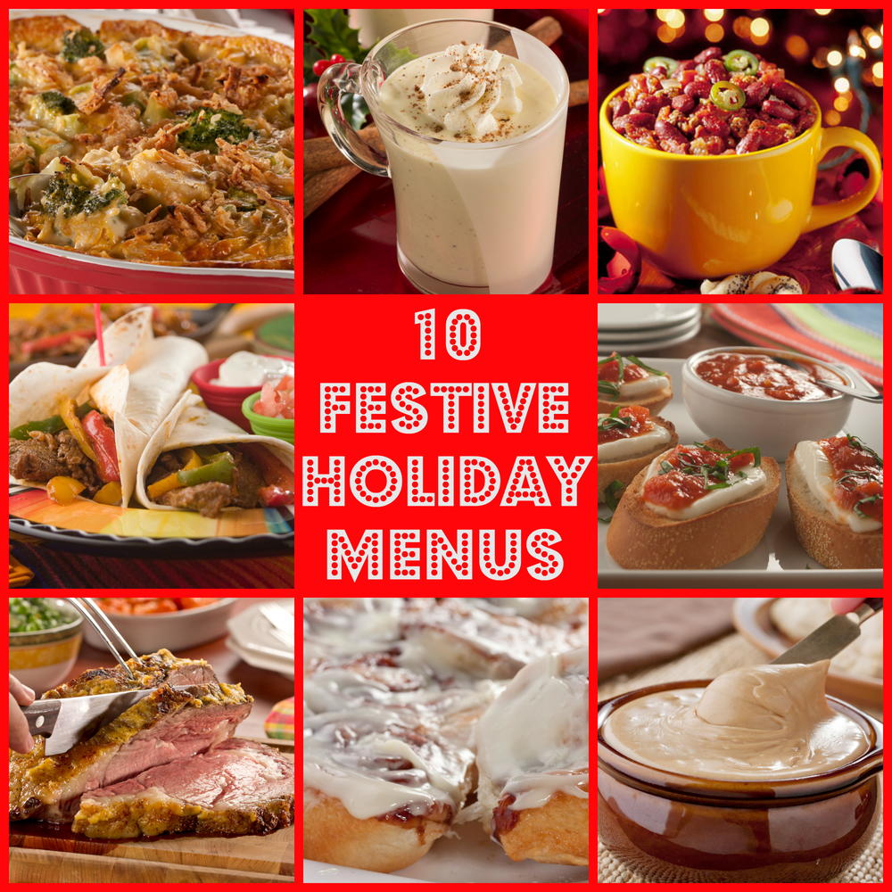 10 Festive Holiday Menus for Christmas & More Christmas Menus Ideas