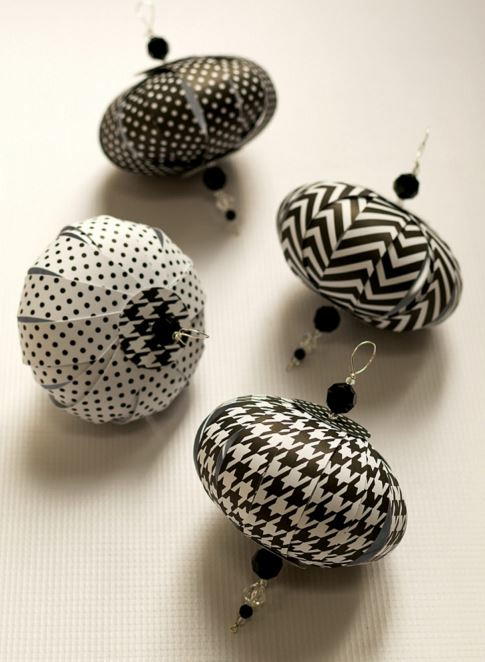 Chic Paper DIY Ornaments