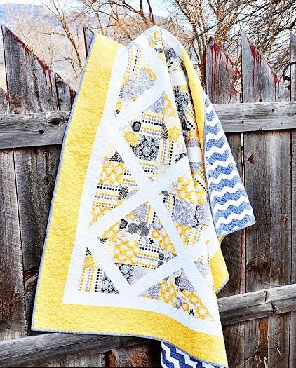 Charming 4 Patch Slice Quilt
