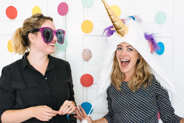 Colorful Polka Dot Photobooth Backdrop