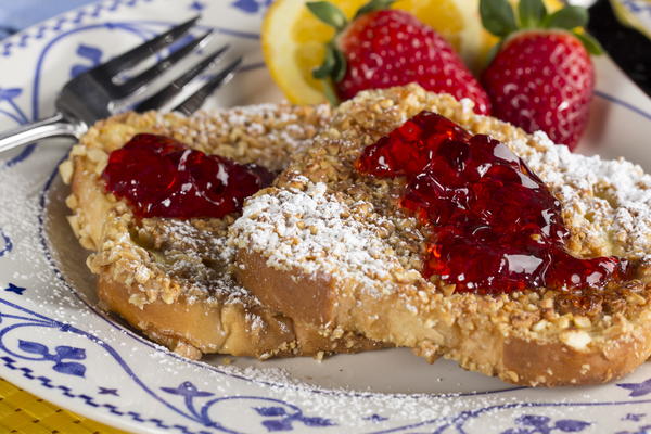 PB  J Crunchy French Toast