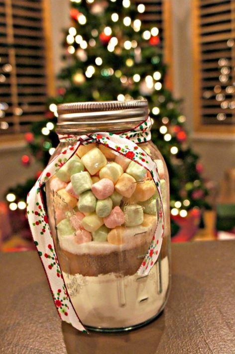 Slow Cooker Hot Chocolate in a Jar