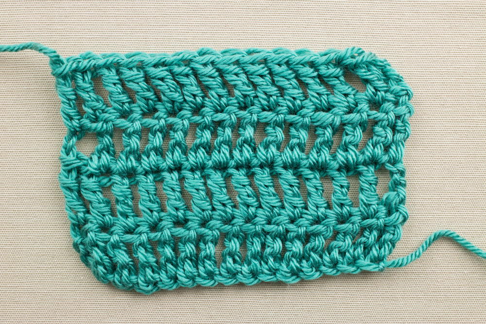triple crochet stitches