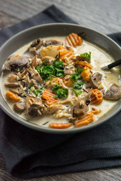 Easy Chicken and Wild Rice Soup