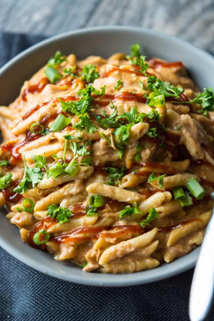 Sweet Honey BBQ Chicken Pasta 