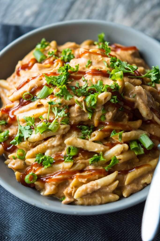 Vietnamese dipping lifeofthepartyalways djdshsebejhh Sweet Honey BBQ Chicken Pasta | AllFreeSlowCookerRecipes.com