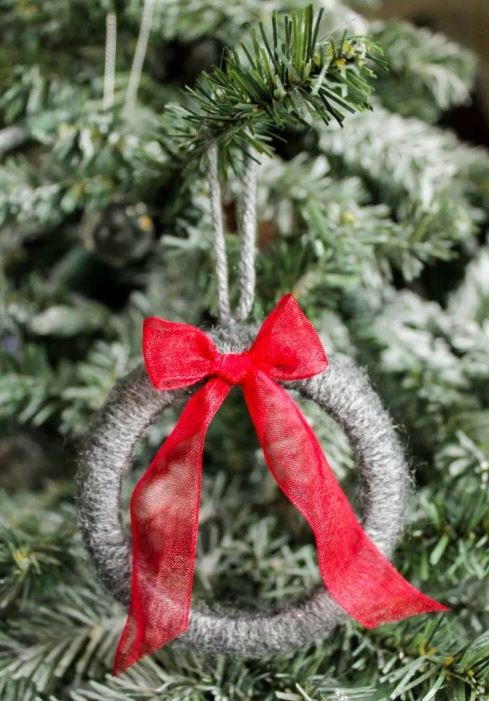 Mini Wreath Christmas Ornaments