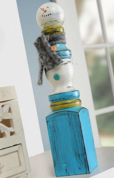 Easy Spindle Snowman