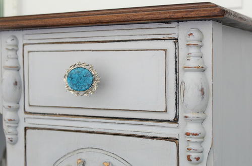 Old Jewelry DIY Drawer Pulls
