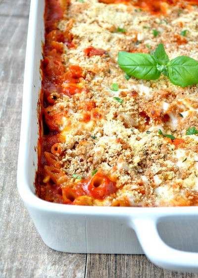 Dump-and-Bake Chicken Parmesan Casserole