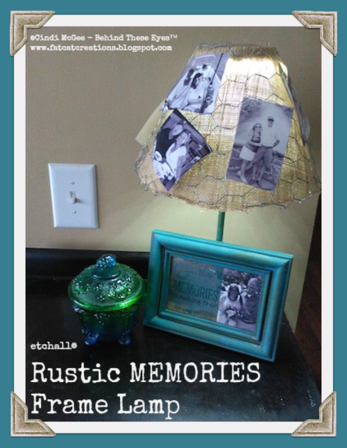 Wayback When Memories Lamp
