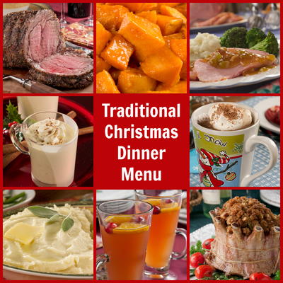 christmas dinner menu traditional dinners feast non mrfood typical xmas idea recipes healthy recipe lunch
