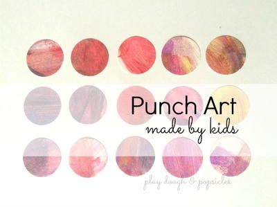 Gift Made By Kids: Punch Art