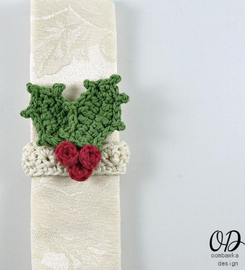 How To Crochet Napkin Rings - Make and Takes