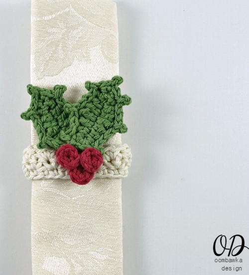 Holiday Crochet Napkin Ring