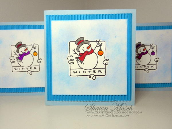 Smiling Snowman Card