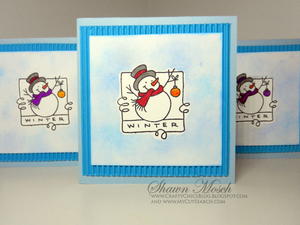 Smiling Snowman Card