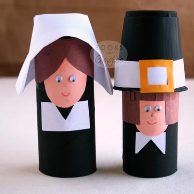 Toilet Paper Roll Pilgrims