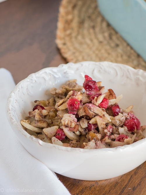 Cranberry and Pear Baked Oatmeal