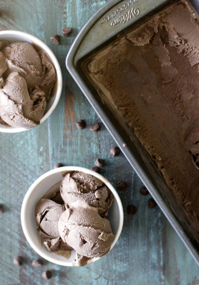 Dark Chocolate Peppermint Ice Cream