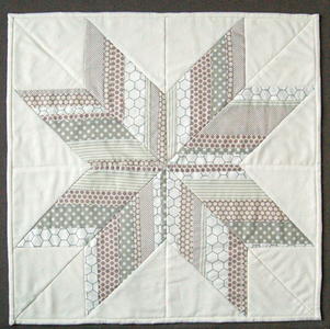 Icy Strips Lone Star Quilt