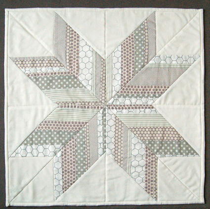 Icy Strips Lone Star Quilt