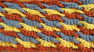 How to Crochet the Single Weave and Link Stitch