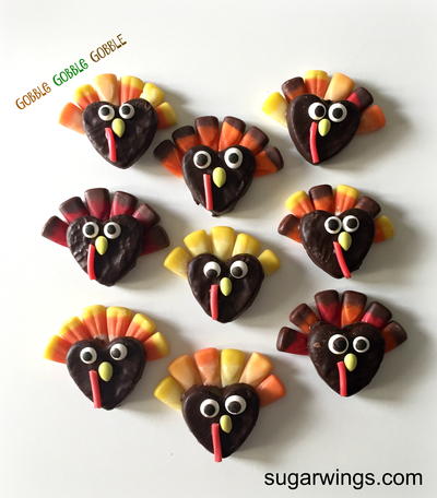 Homemade Candy Turkeys