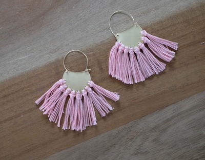 Fantastic Fringe Brass DIY Earrings