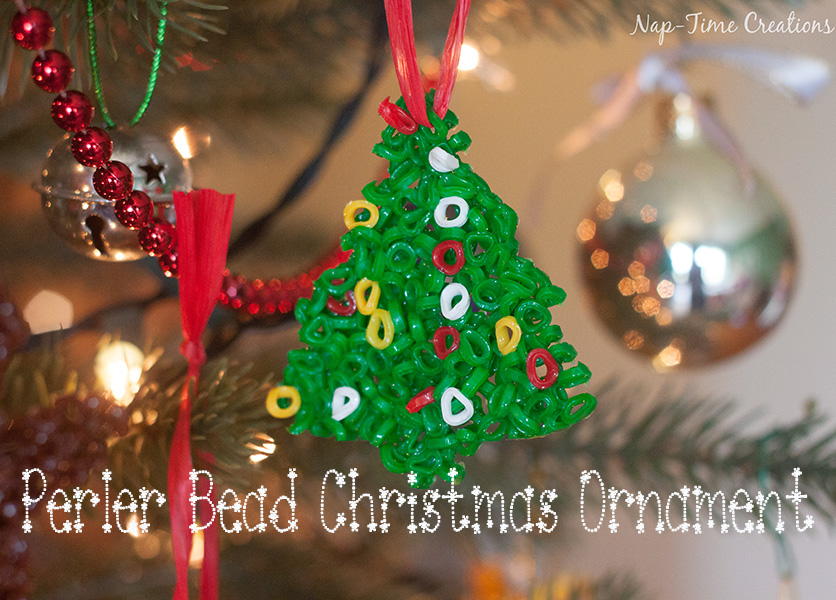 Huge perler bead Christmas tree