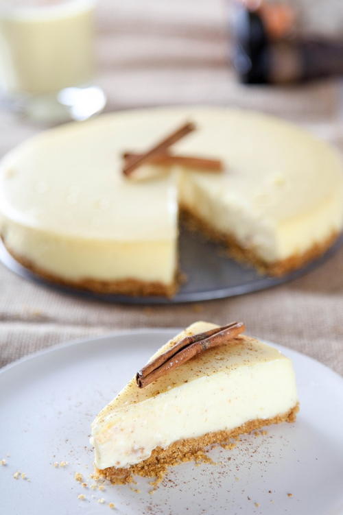 Best Eggnog Cheesecake