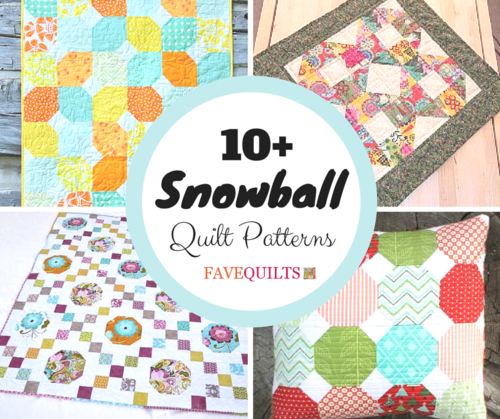 How to Make a Quilt: 10+ Snowball Quilt Patterns | FaveQuilts.com