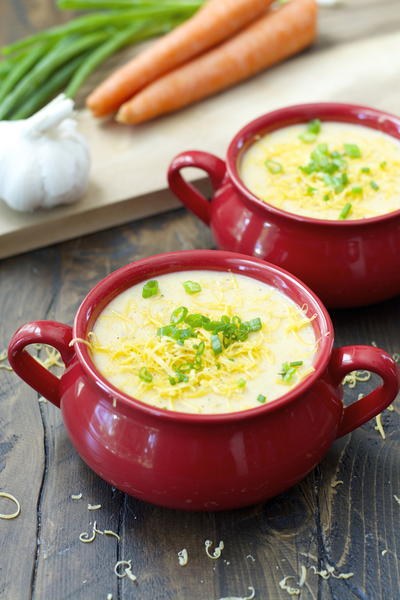 Lightened Up Slow Cooker Potato Soup