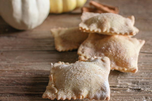 Pumpkin Pie Stuffed Sweet Ravioli