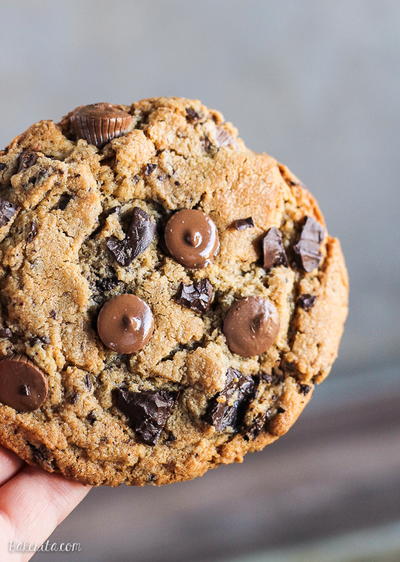 Peanut Butter Cup Chocolate Chunk Cookies