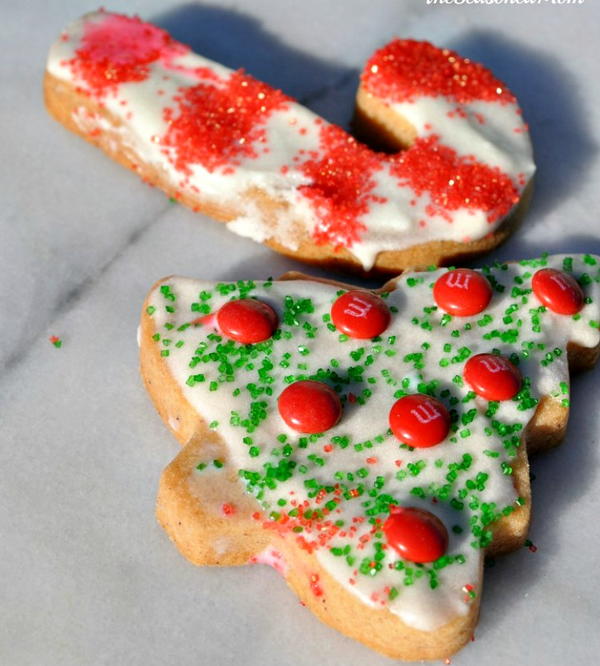 No-Bake Christmas Wreath Cookies