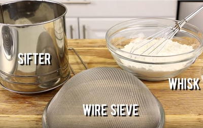 Sifter Method How to Sift: 3 Ways | RecipeLion.com