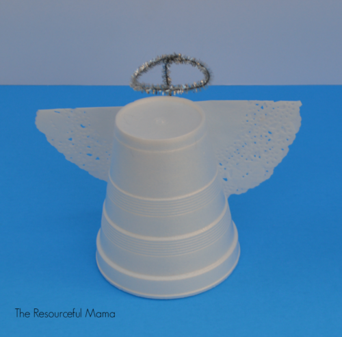 Styrofoam Cup Angel Craft
