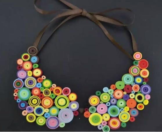 Boho Fun Quilled DIY Statement Necklace