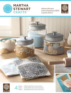 Martha Stewart Adhesive Silkscreens