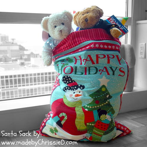 Santa Sack Free Quilting Pattern