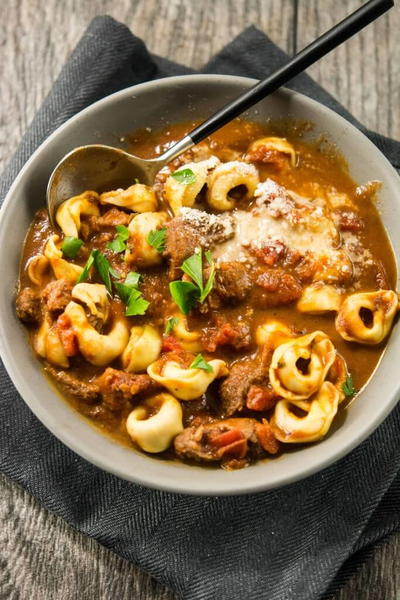 Hearty Tuscan Beef Soup