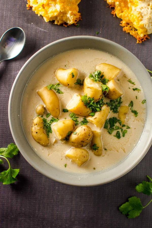 Skinny Fingerling Potato Soup