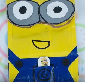 Duct Tape Minion Bag