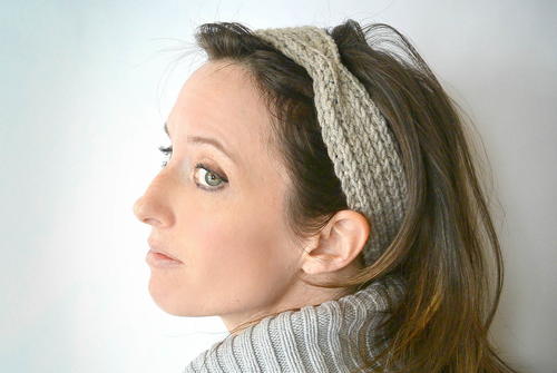 Half Fisherman Ribbed Headband