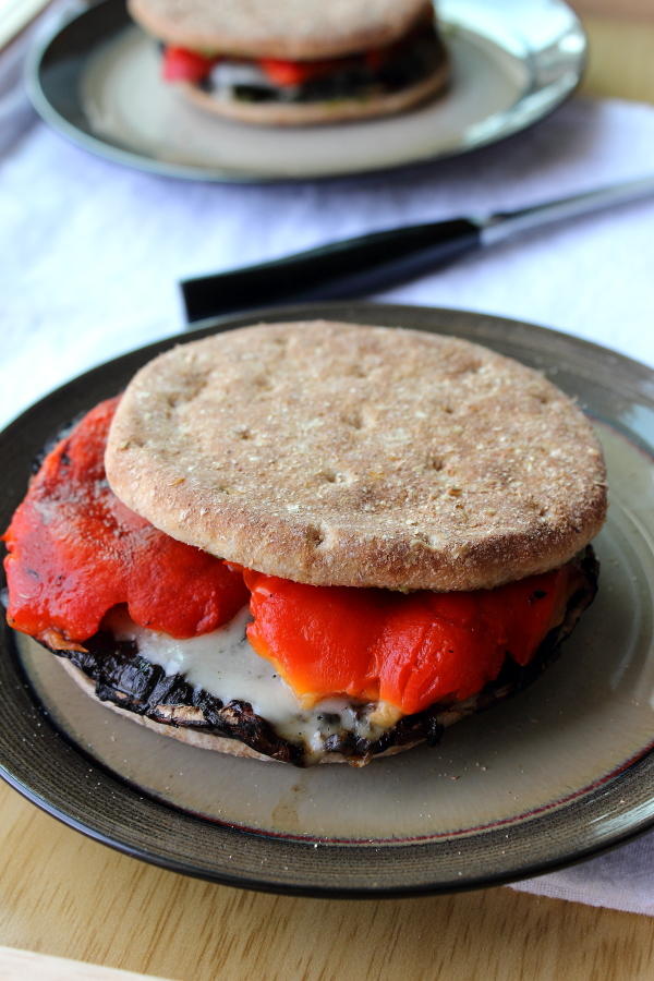 Perfect Portabella Mushroom Burgers | FaveHealthyRecipes.com