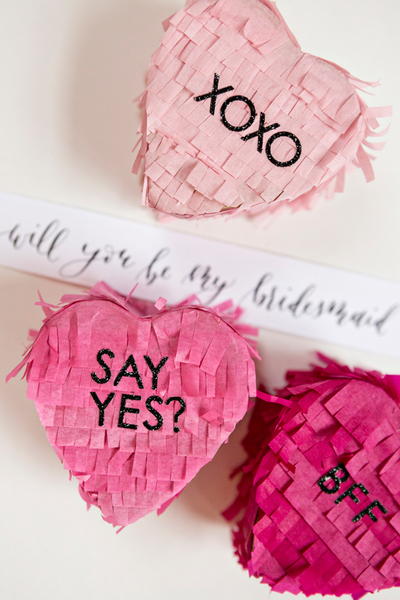 Bridesmaid Pop the Question Pinata